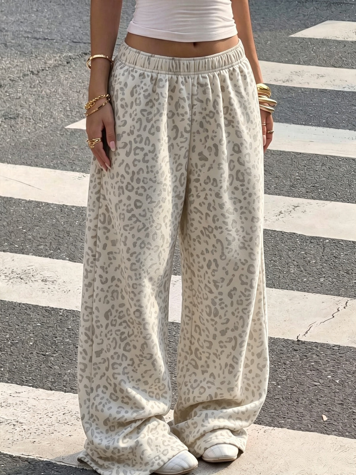 Leopard Print Pants