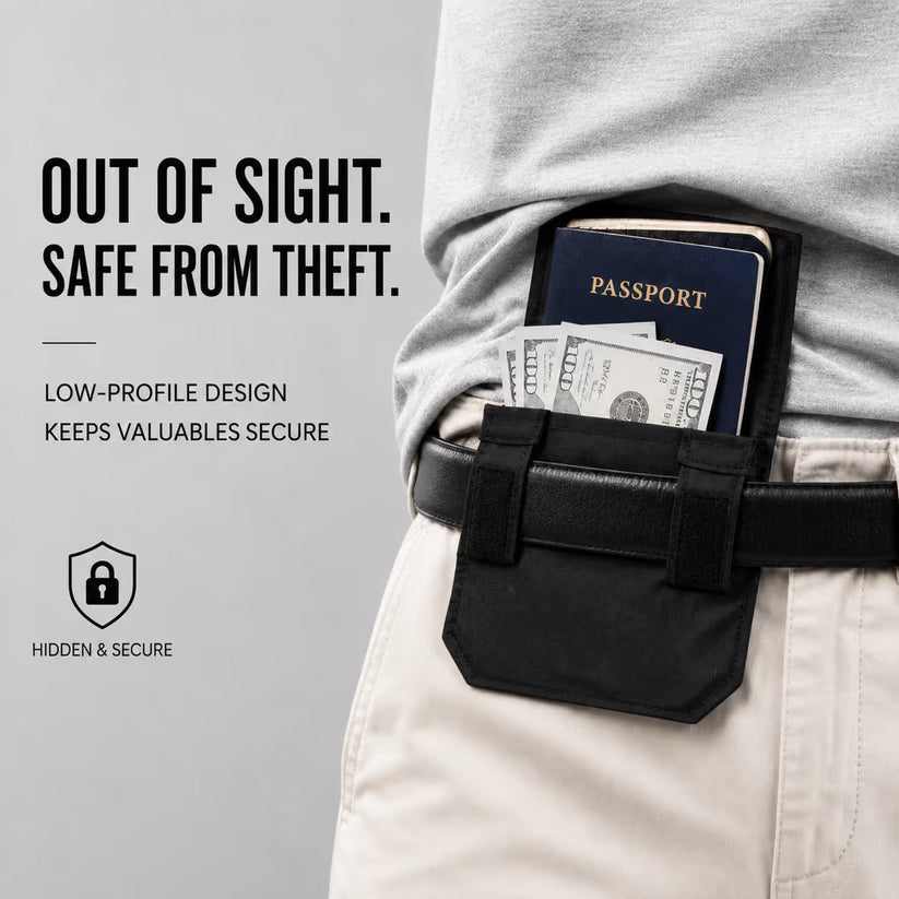 ✨Concealed anti-theft travel waist bag