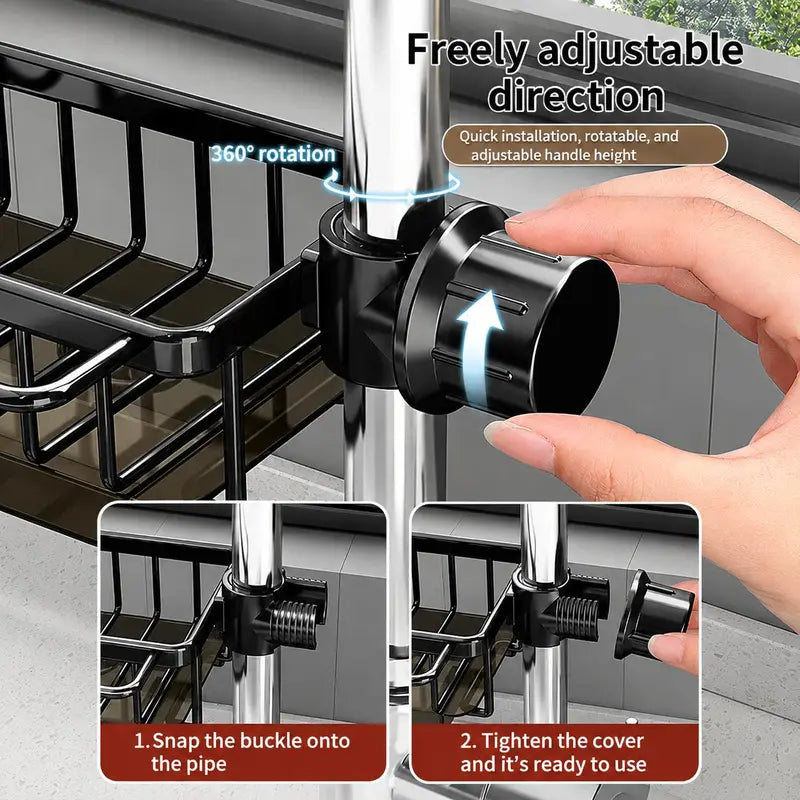Faucet Sink Organizer Rack🧺