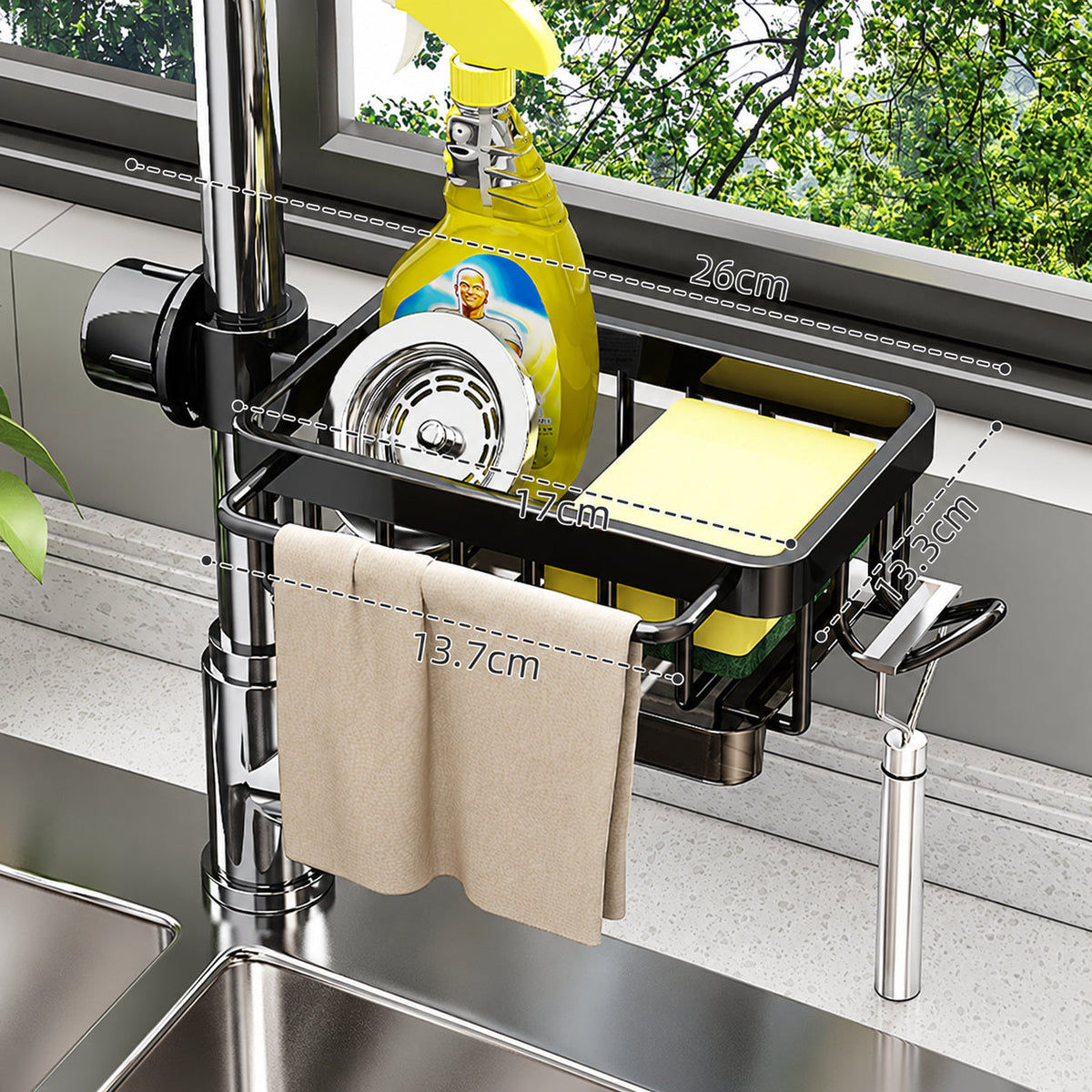 Faucet Sink Organizer Rack🧺