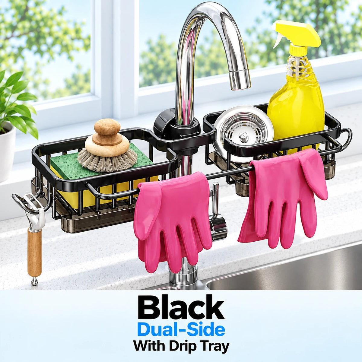 Faucet Sink Organizer Rack🧺