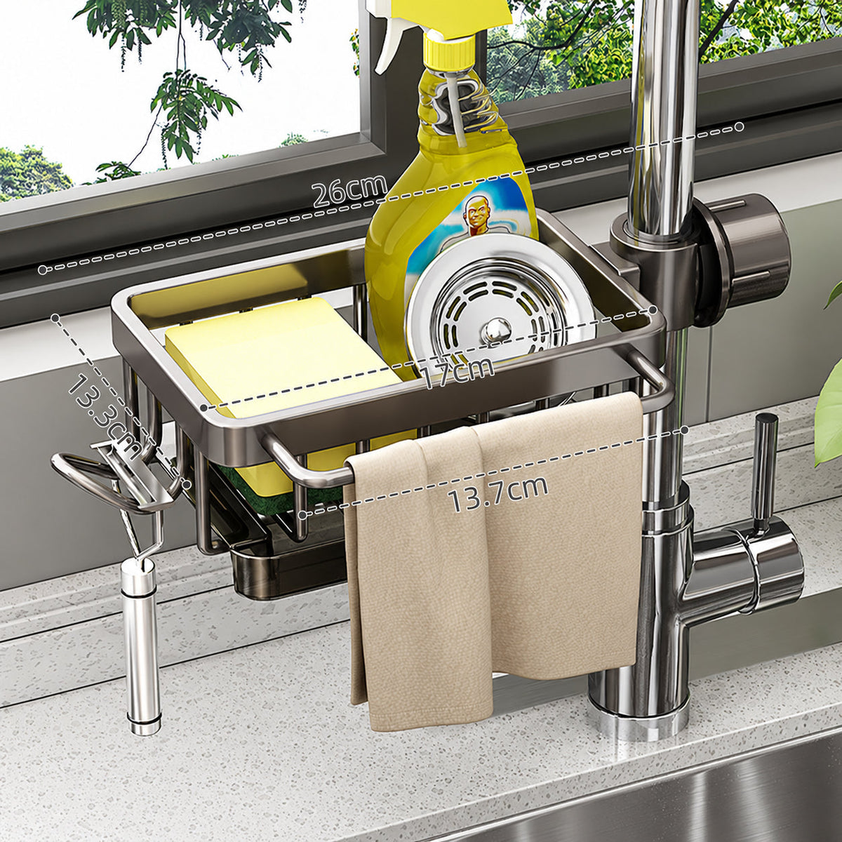 Faucet Sink Organizer Rack🧺