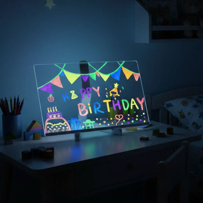 LED Colorful Glow Drawing Board