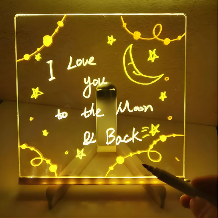 LED Colorful Glow Drawing Board