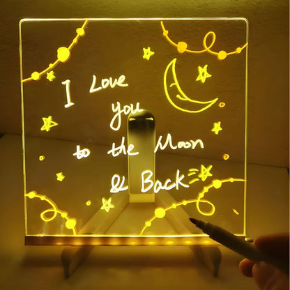 LED Colorful Glow Drawing Board