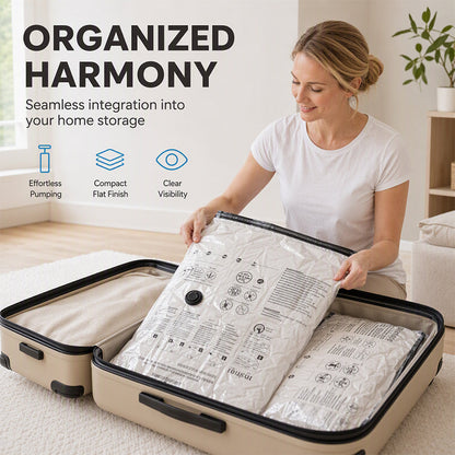 📢📢50% OFF !! ⏰Space-Saving Vacuum Storage Bags