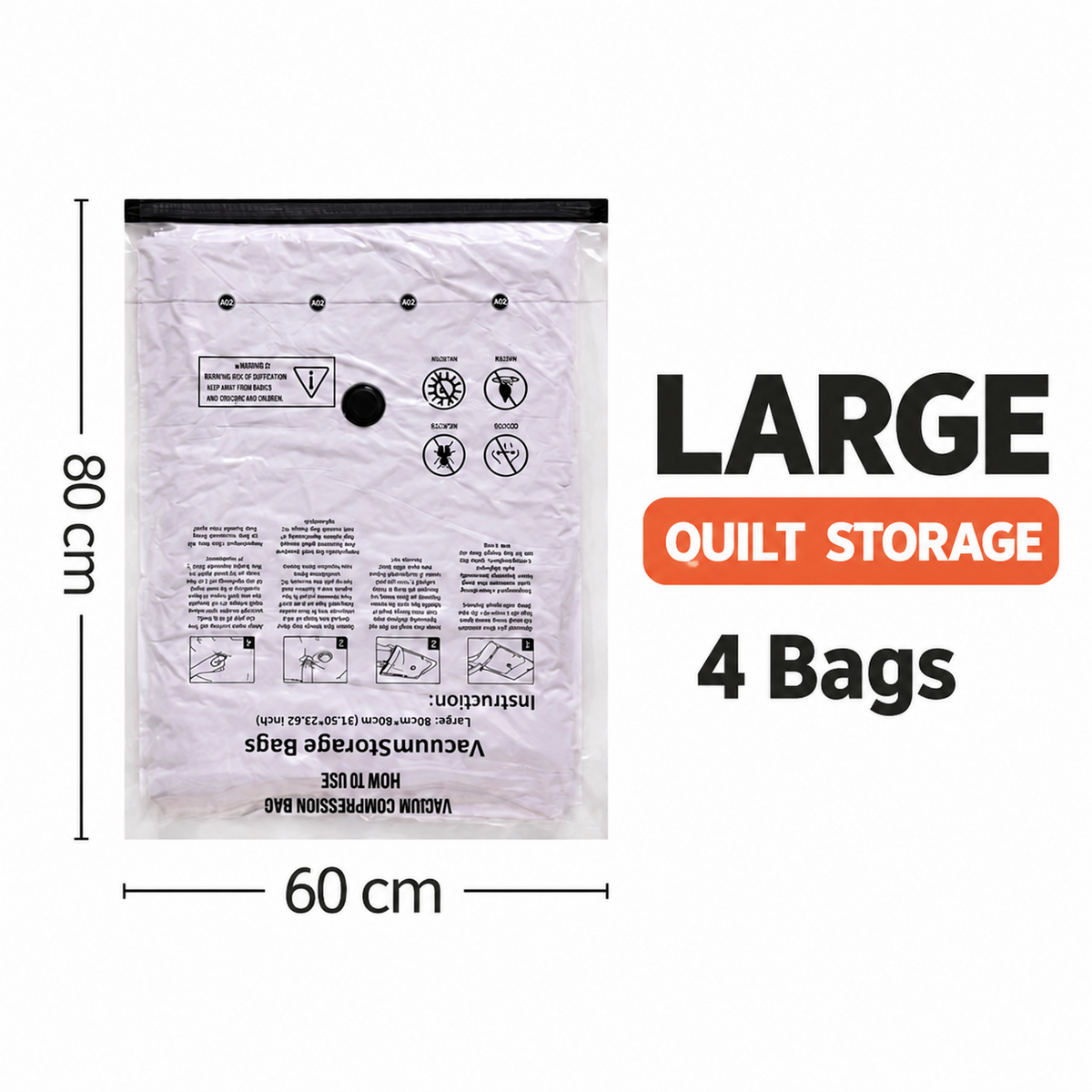 📢📢50% OFF !! ⏰Space-Saving Vacuum Storage Bags