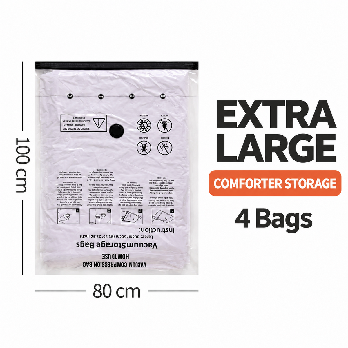 📢📢50% OFF !! ⏰Space-Saving Vacuum Storage Bags